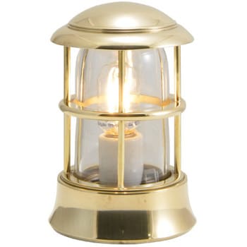 真鍮マリンランプ(クリアガラス&LEDランプ)BH1010MINI CL LE ゴーリキ