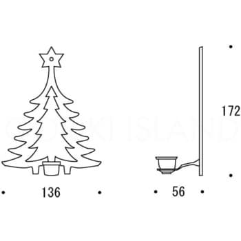真鍮キャンドルスタンド クリスマスツリー 1台 ゴーリキアイランド Goriki Island 通販サイトmonotaro