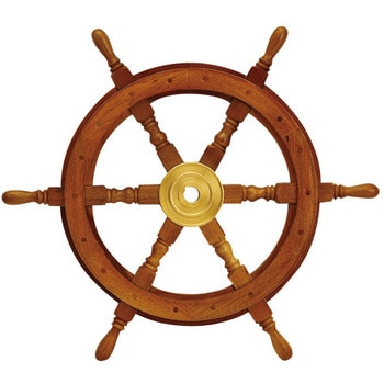 24インチ 木製舵輪(ダリン)