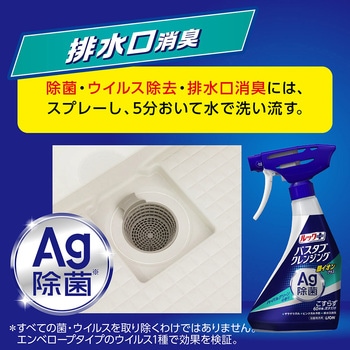 ルックプラス バスタブクレンジング 銀イオンプラス 香りが残らないタイプ LION(ライオン)