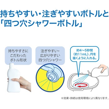 ヘルパータスケ ポータブルトイレの防汚消臭液 アース製薬