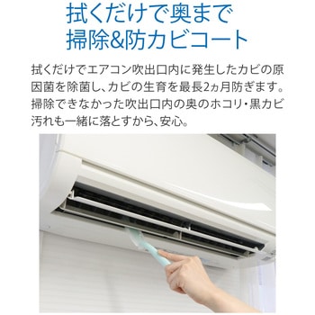 らくハピ エアコンの防カビ スキマワイパーS アース製薬
