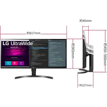 34WN750-B 直送 代引不可・他メーカー同梱不可 LG Electronics Japan