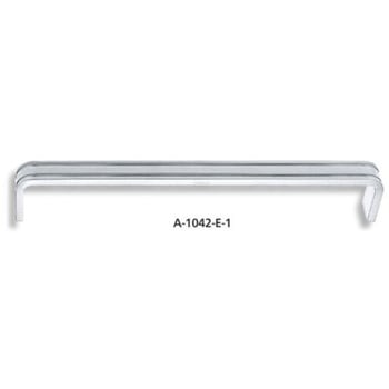 ステンレス 溝付角型取手(P=238) - TAKIGEN(タキゲン)