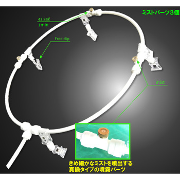 熱中症対策 ウォーターミストキット グリーンクロス