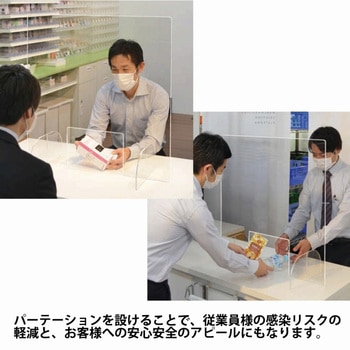 クリアパーテーション 河淳