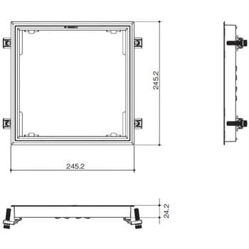 WH-200 SPG 壁用点検口 1台 SPG(サヌキ) 【通販サイトMonotaRO】