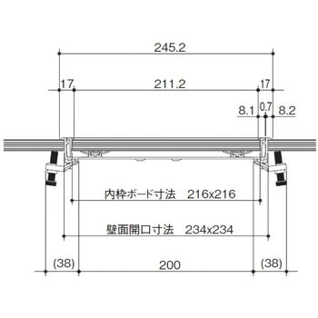 SPG 壁用点検口 SPG(サヌキ)