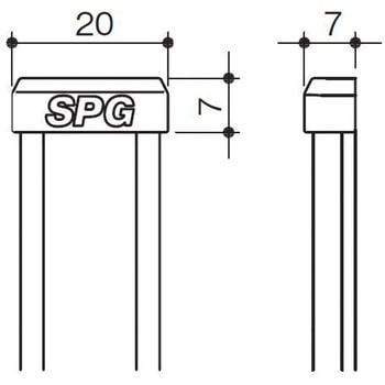 MWフラッシュエンドキャップ(重量用) SPG(サヌキ)