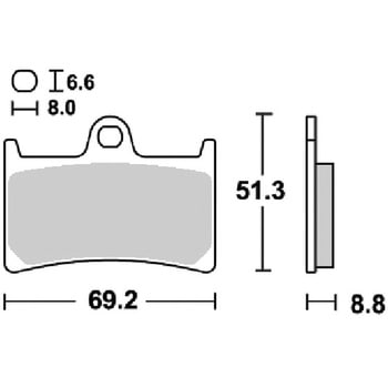 SBSブレーキパッド KITACO