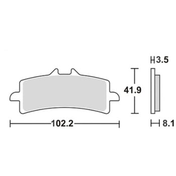 SBSブレーキパッド KITACO