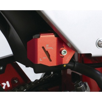 リアブレーキマスターシリンダーオイルカップカバー(レッド) KITACO