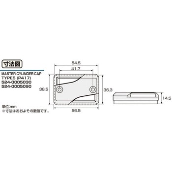 マスターシリンダーキャップ KITACO