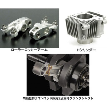 SuperHead 4-Valve+R ボアストロークアップキット106cc TAKEGAWA(武川)