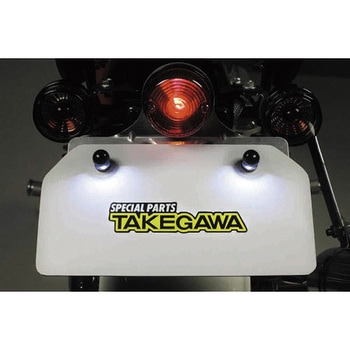 ライセンスプレートLEDボルト (2個入り) TAKEGAWA(武川)