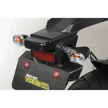 ストリームラインウインカータイプ2セット(4pcs/ブラック) TAKEGAWA(武川)