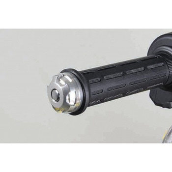 2ピースハンドルバーエンド (シルバー/シルバー) TAKEGAWA(武川)