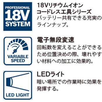 GDS18V-200C4 コードレスインパクトレンチ 1台 BOSCH(ボッシュ) 【通販