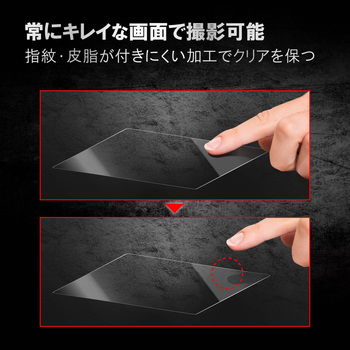 デジカメ液晶保護フィルム/3．0インチ(4：3)/高光沢/AR/高精細/衝撃吸収 エレコム