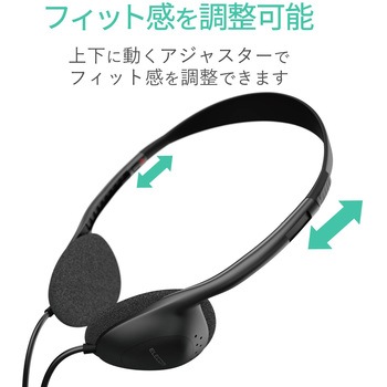 テレビ用ステレオヘッドホン/オーバーヘッド/Φ30mmドライバー/Affinity sound エレコム
