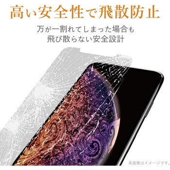 iPhoneSE 第3世代 第2世代 iPhone8 iPhone7 iPhone6s iPhone6 ガラスフィルム 硬度9H エレコム