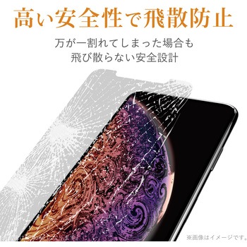 Xperia 10 II/ガラスフィルム/0．33mm エレコム