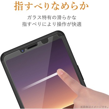 Xperia 10 II/ガラスフィルム/0．33mm エレコム