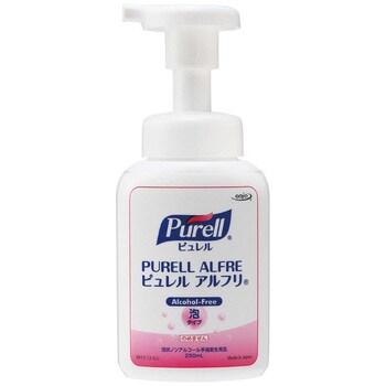 0013 泡状ノンアルコール手指衛生用品 ピュレル アルフリ 1個(250mL) ゴージョージャパン 【通販モノタロウ】