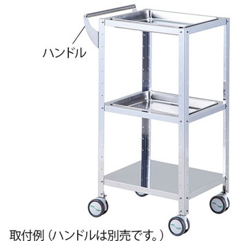 角バットワゴン 消毒盤台 SB75シリーズ - プロシェア(ナビス/アズワン)