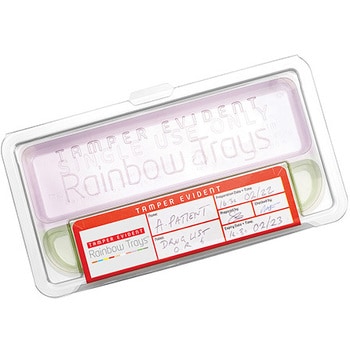 保管運搬用麻酔薬管理トレー Rainbow Trays(TM) タンパーエビデント