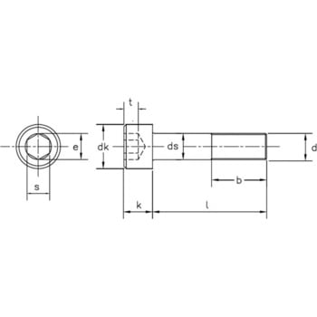 高強度ステンレスファスナー SUS304CUN A2-100 六角穴付ボルト 由良産商