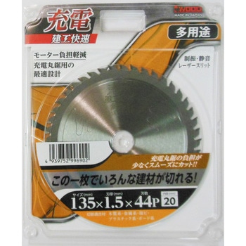 建工快速 多用途チップソー アイウッド