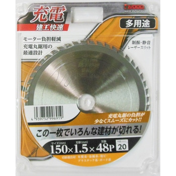 建工快速 多用途チップソー アイウッド