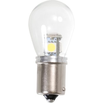 LED Light Bulb 5 LEDs Socket Type BA15S/S-25 12-30V MonotaRO Replacement LED Bulbs (24V - Rated Power (W): 1.2, Rated Voltage (V): 12～30, Brightness (Lm): 138, Number of LED (pieces): 5 | MonotaRO Taiwan