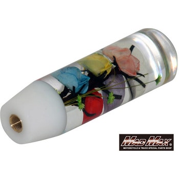 シフトノブ 水中花 150mm ミックス 変換アダプター付 - MAD MAX(マッドマックス)