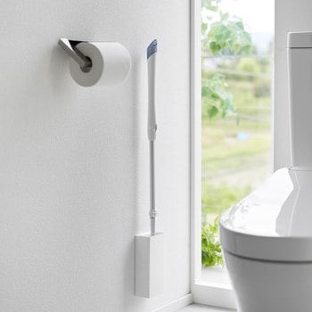 石こうボード壁対応トイレワイパーホルダー タワー ブラック 山崎実業