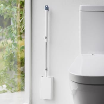 石こうボード壁対応トイレワイパーホルダー タワー ブラック 山崎実業