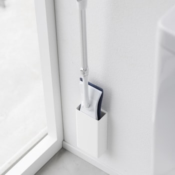石こうボード壁対応トイレワイパーホルダー タワー ブラック 山崎実業