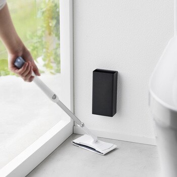 石こうボード壁対応トイレワイパーホルダー タワー ブラック 山崎実業