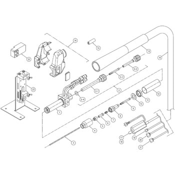 部品 PLASMA JET TIGトーチPJRW-3501 ダイヘン