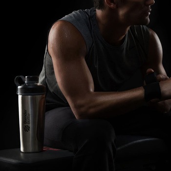 プロテインシェイカー Radian stainless steel 26オンス(760ml)(760ml) Blender Bottle(ブレンダーボトル)