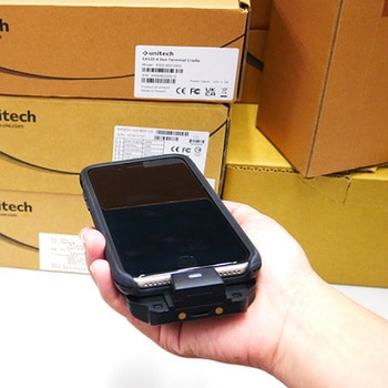 SL220 QRコード対応照合機能付きiPhone用ジャケット型2次元バーコードリーダー(ロングレンジモデル) unitech