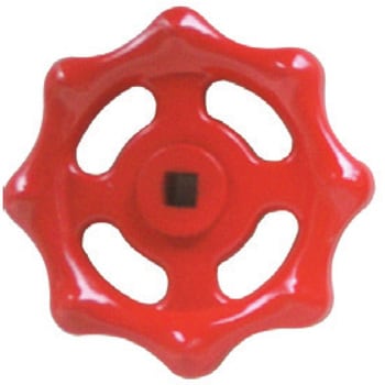 絶妙なデザイン 鉄製 500円引きクーポン 散水栓 バルブ用 プレスハンドル 赤色