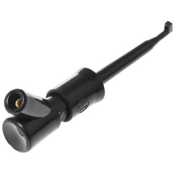 ヒルシュマン フッククリップ ソケット 66mm， 黒 Hirschmann Test & Measurement