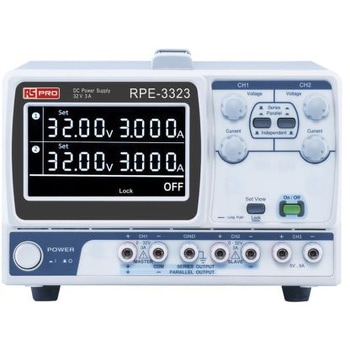 RS PRO ベンチ電源， 出力数：3， 0 → 32V， 3 A， 5 A - RS PRO