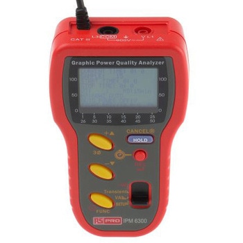 電力特性アナライザ RS PRO LCD RS232C， IPM6300 RS PRO