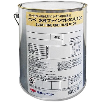 【オーダー】調色 ニッペ 水性ファインウレタンU100 4kg ニッぺ(日本ペイント)