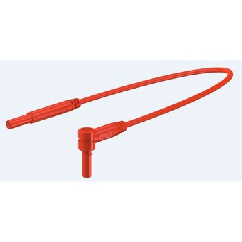 m kmk確認用 65.9577-100-22 マルチコンタクト 2 mmコネクタテストリード， 赤， 1m