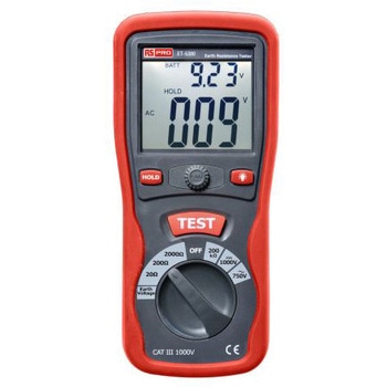 RS PRO 接地抵抗計 絶対最大抵抗 2kΩ， ET5300 RS PRO