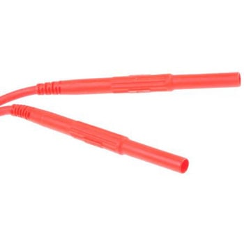 マルチコンタクト テストリード線 1 kV， 5 kV， 赤， 1.5m MULTI-CONTACT